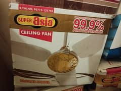 Box packed Super Asia & Blaze Brand Fans for Sale