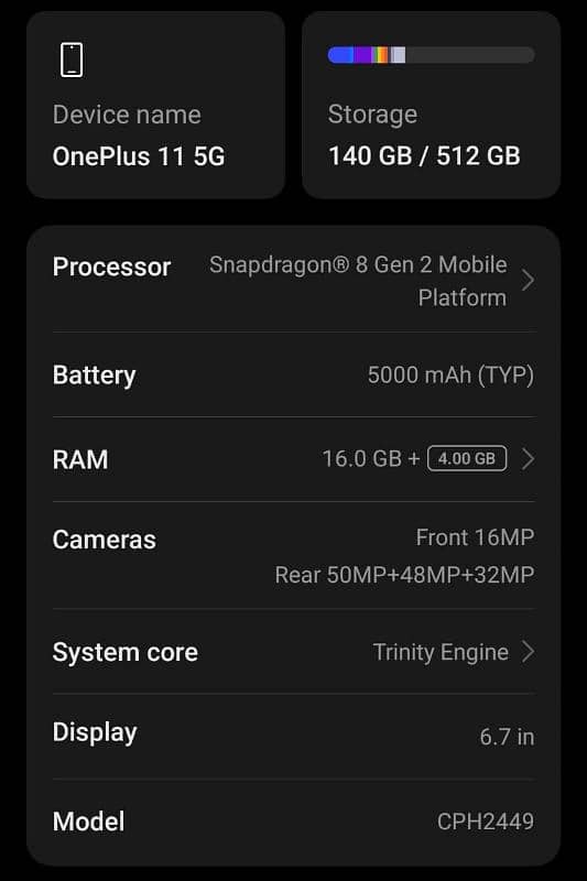 One Plus 11 5G 2