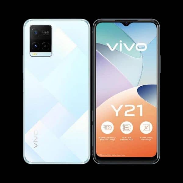 vivo y 21  4Gb RAM  64 GB ROM 0