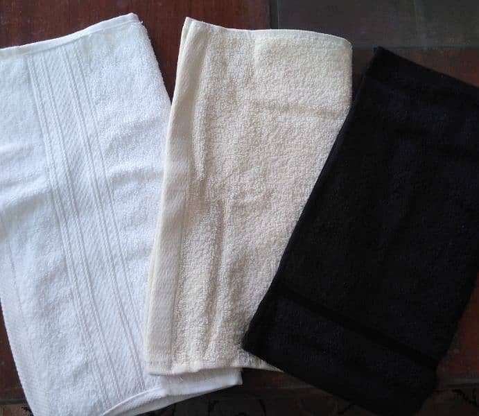 export quality face towels. 2