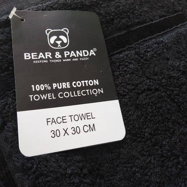 export quality face towels. 8