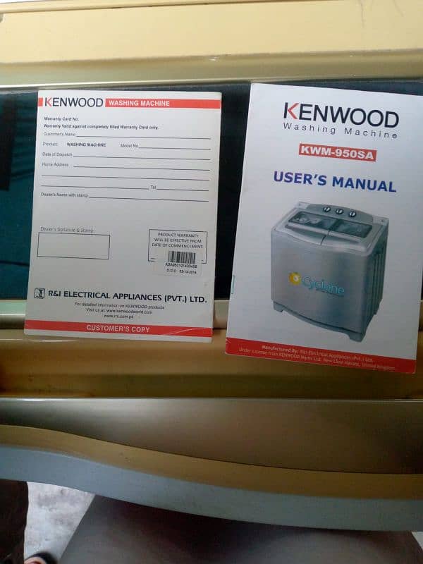 kenwood washing machine and dryer 0