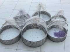 Decorated Fancy Wedding Baskets plus nikkah Chuara boxes