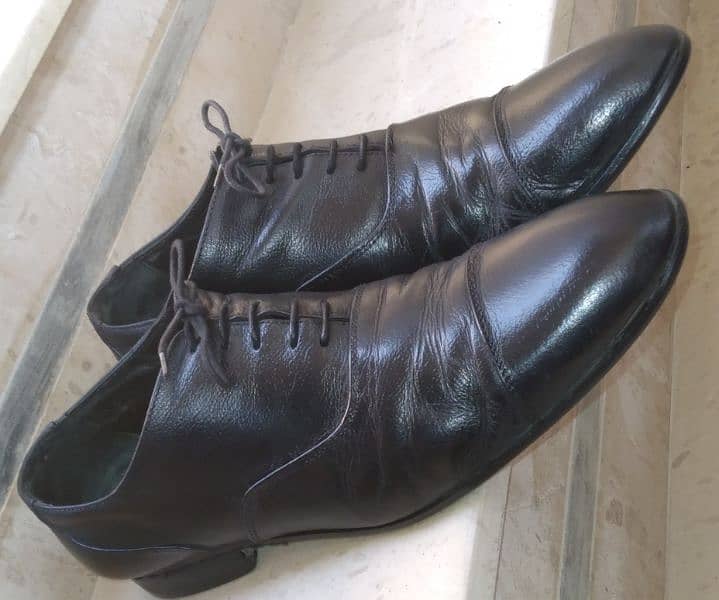 Original leather men's Oxford shoes 1