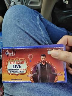 Atif Aslam Concert - Tickets x5 - Lahore