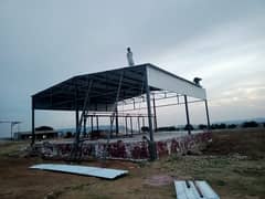 Aircraft hangars shed structures marquee shades steel structure