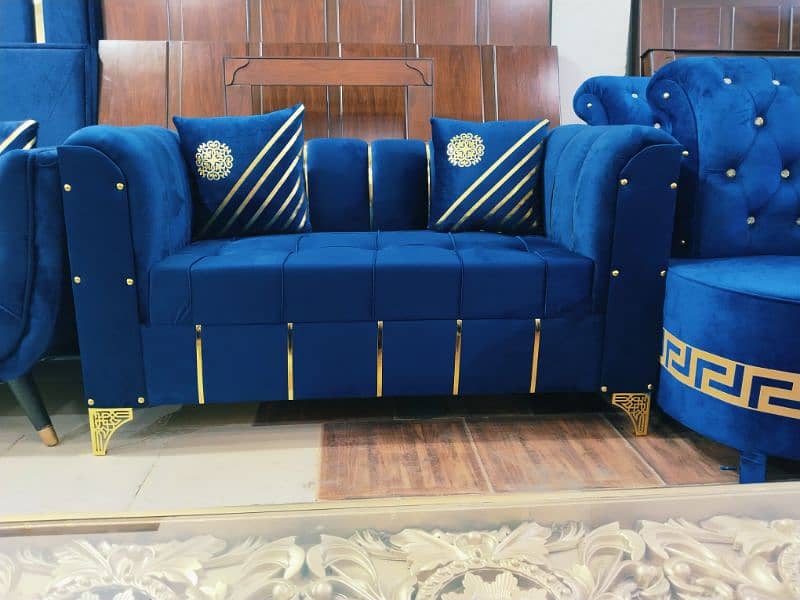 Sofa set / L shape corner sofa six seater in master molty foam 1