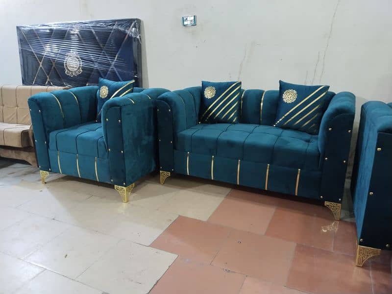 Sofa set / L shape corner sofa six seater in master molty foam 7