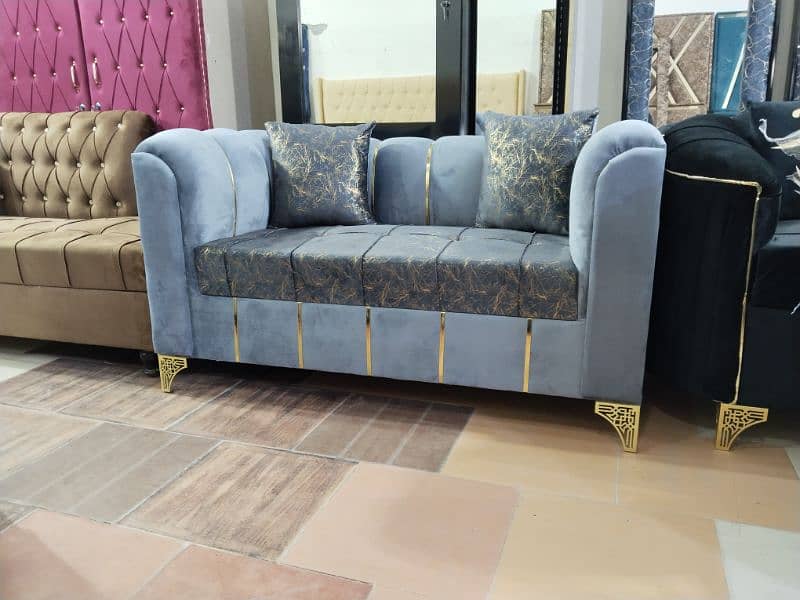 Sofa set / L shape corner sofa six seater in master molty foam 10