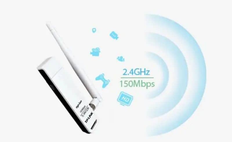 Tp-link Wifi Adapter 150Mbps High Gain Wireless USB Adapter 7