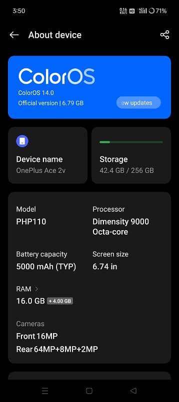 Oneplus Ace 2v 5