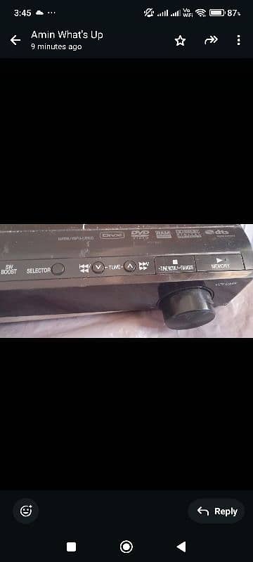 Panasonic Home Theater Receiver with Remote 6