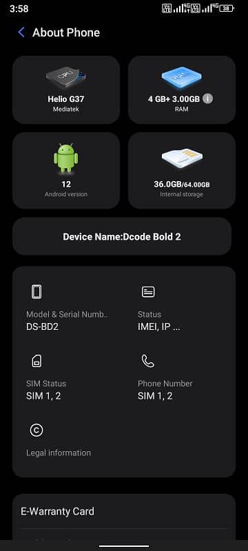 Dcode bold 2  4/64Gb 2