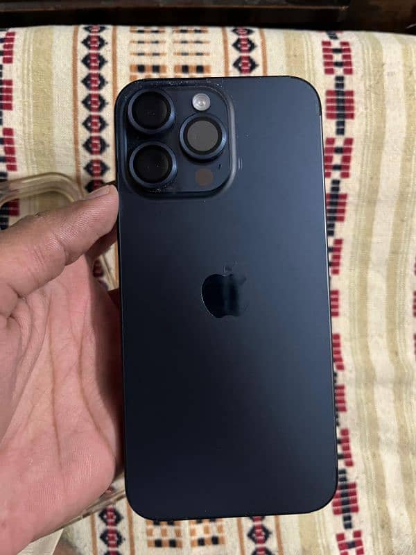 iPhone 15 Pro Max Blue Titanium 3