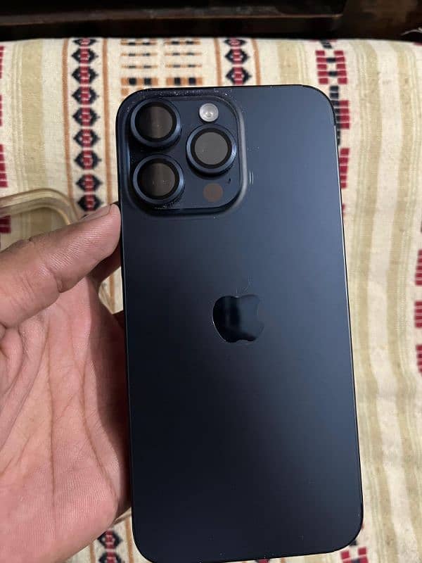 iPhone 15 Pro Max Blue Titanium 4