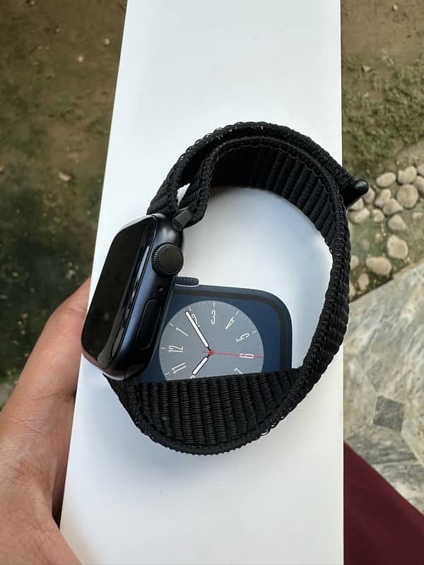 apple watch series 8 41mm midnight aluminium 5