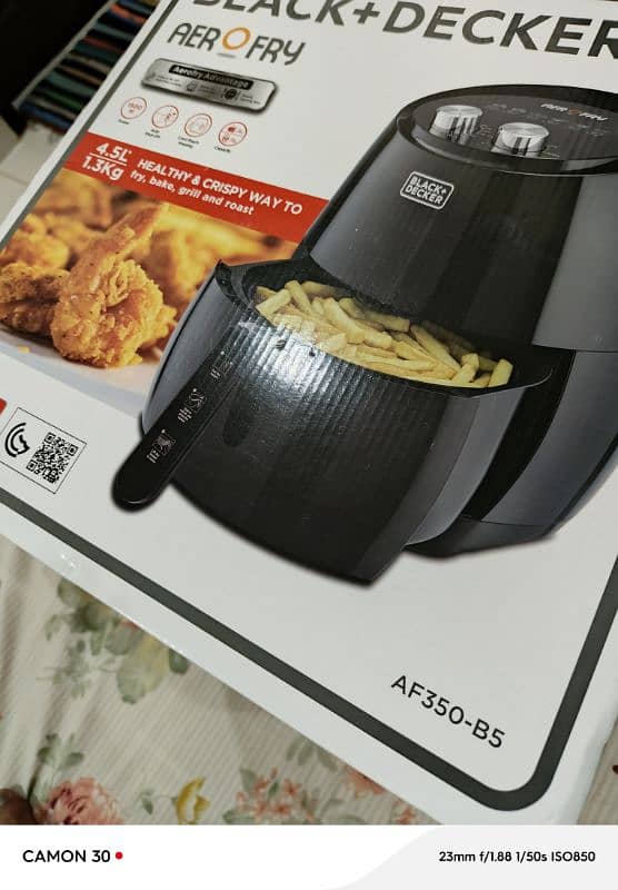 AEROFRY AF350-B5 BLACK + DECKER Air Fryer 2