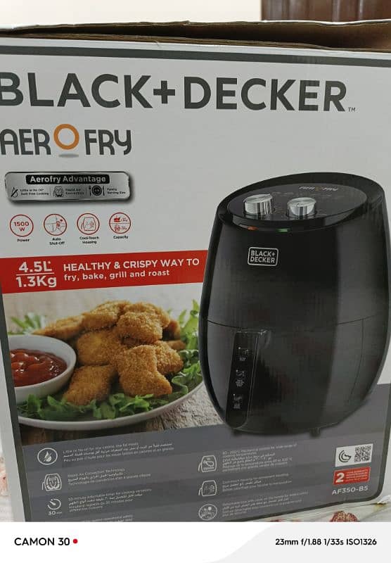 AEROFRY AF350-B5 BLACK + DECKER Air Fryer 3