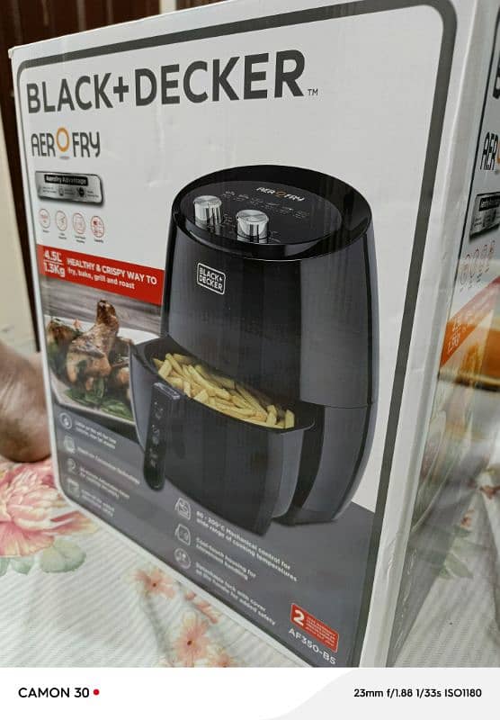 AEROFRY AF350-B5 BLACK + DECKER Air Fryer 4