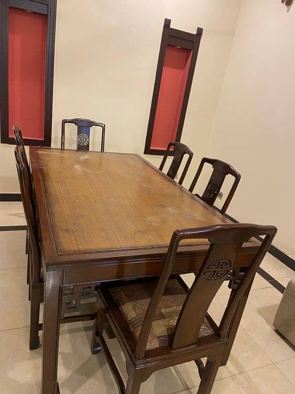 Wooden dining table 1