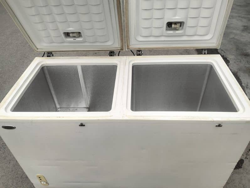 waves deep freezer total original all okay double door  (03124645208) 3