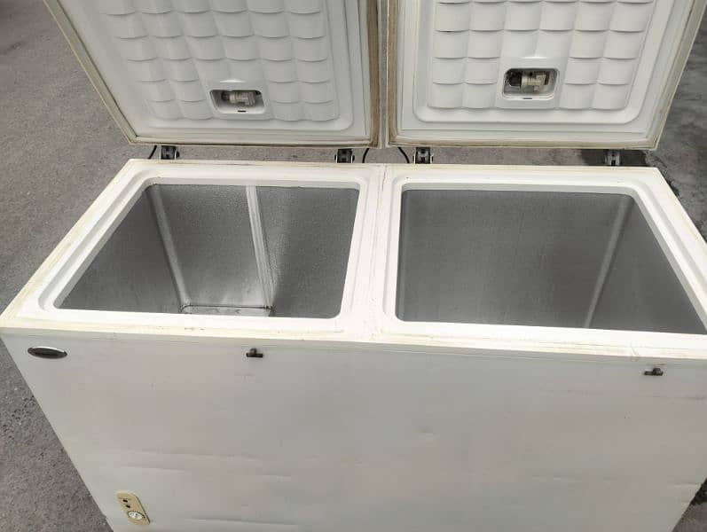 waves deep freezer total original all okay double door  (03124645208) 4