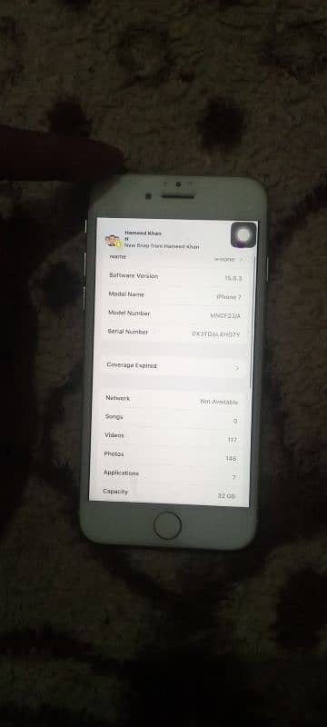 like a new iphone 7 32 gb non pta 10 by 10 2 month sim working 6