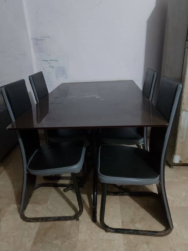 6 chairs dining table 1