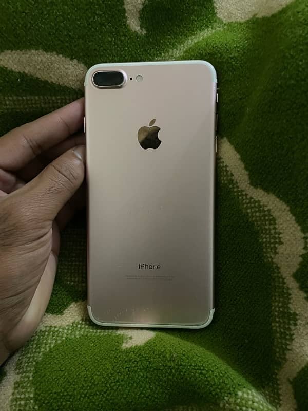 iphone 7 plus 32gb Rose golden color jv 3