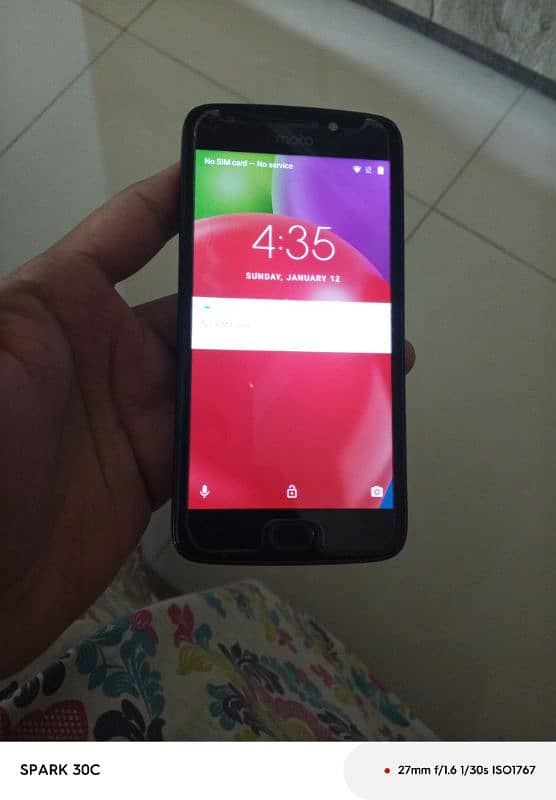 Moto E4 2/16 PTA Approved finger print Available Urgent Sell 3