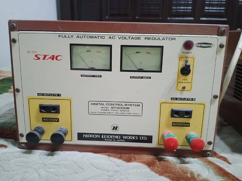 2 Japan made stabilizer price 35000 2kv 3v 0