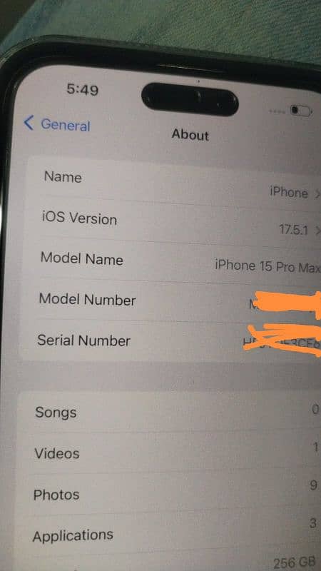 IPHONE 15 PRO MAX 256 Gb 1