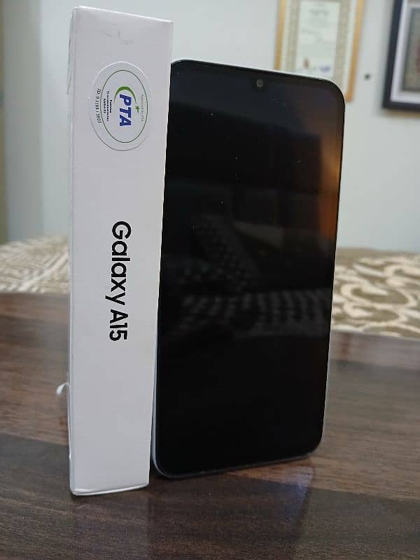 Samsung A15 256gb with box 7 months used for sale 3