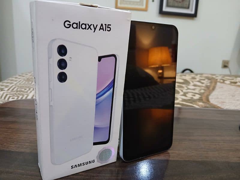 Samsung A15 256gb with box 7 months used for sale 4