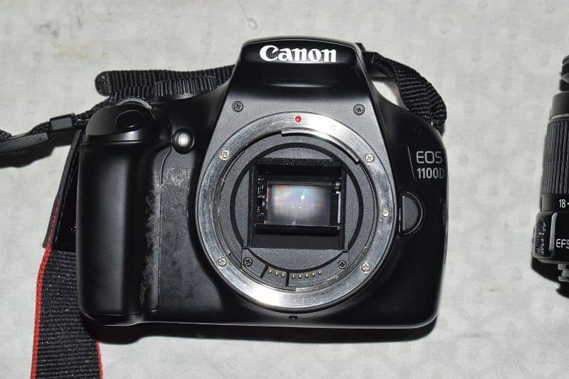 canon EOS1100d with 18 -55 lense 1