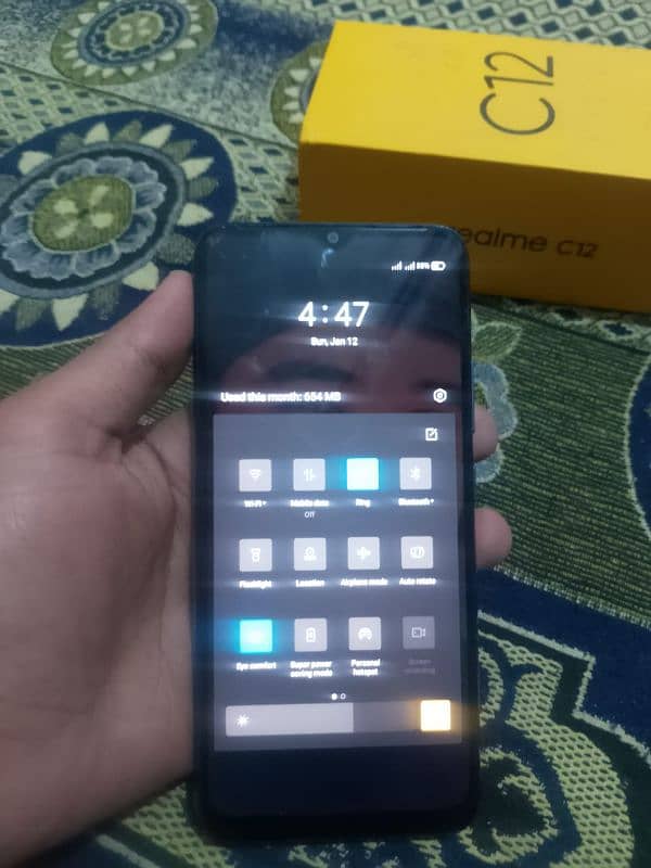 Realme C 12 3Gb Ram 32Gb memory 6000 MAH battery 8