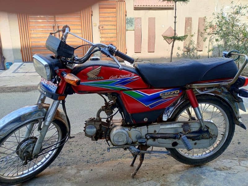 Honda CD 70 2013 Model for Sale - Maintained, Single Owner 0