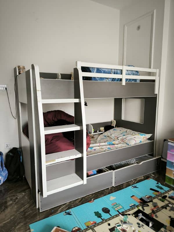 Kids Bunk Bed with Mattresses 0