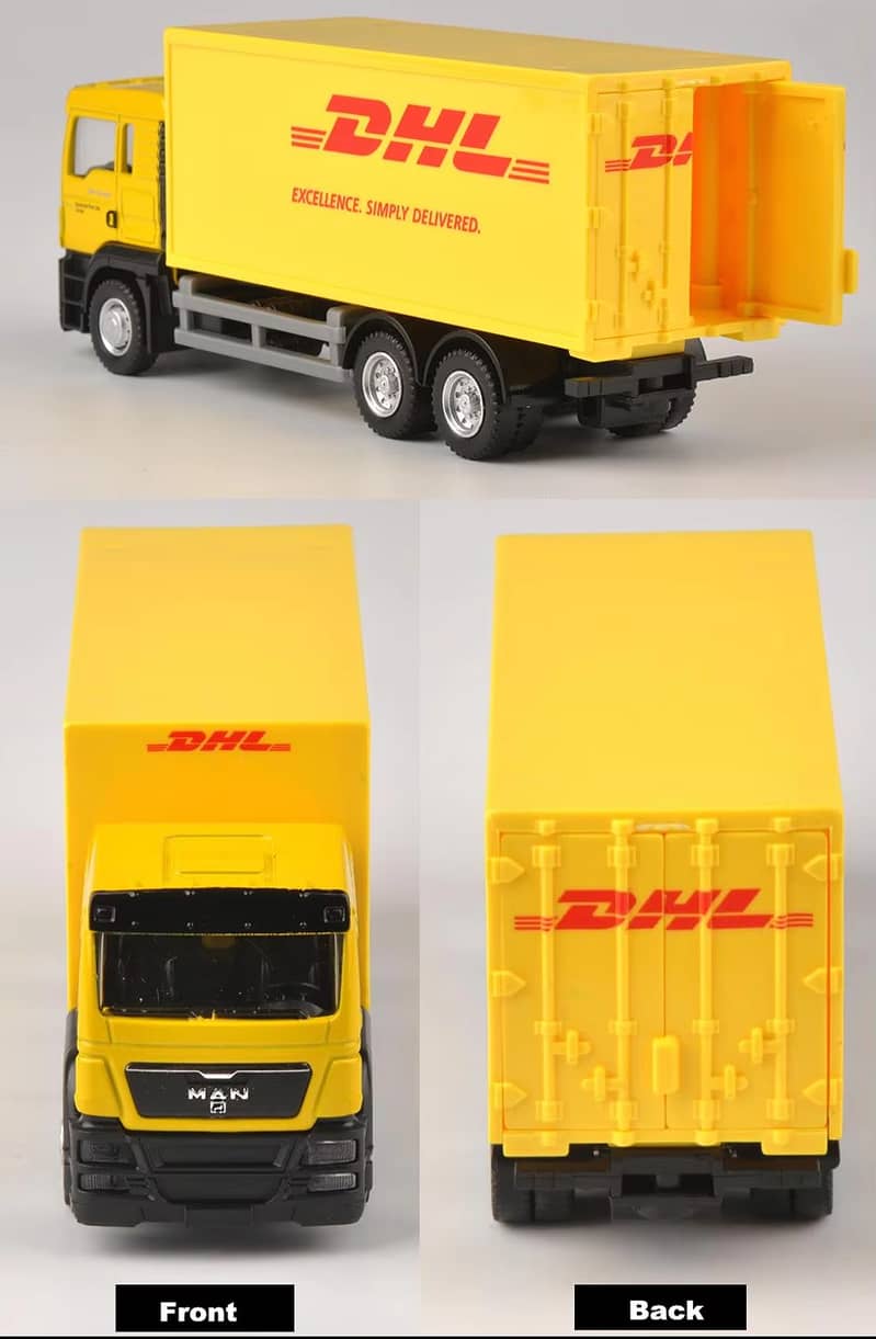 DHL Truck Licensed Diecast Model Collectibles. 1