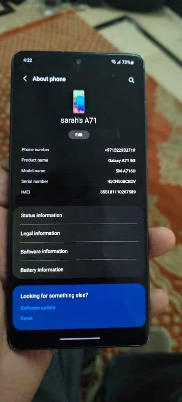 Samsung A71 5g non pta. urgent sale kindly stay away exchange party. 1