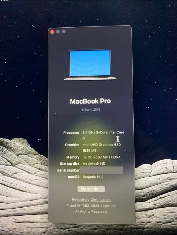 MacBook Pro 2019 0