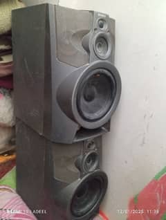 Sony original speakers & Tape recoder