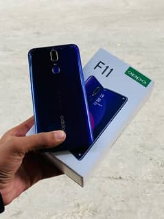 Oppo f11 8/256GB lush condition with box charger price is final