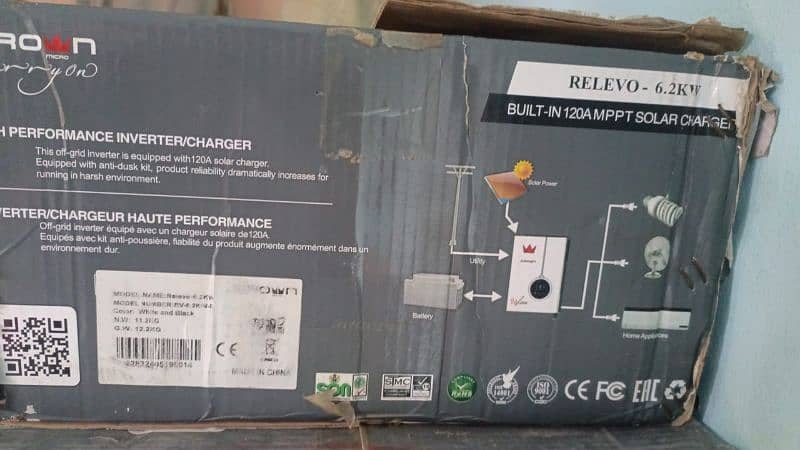 solar inverter 6.2 relevo New pack fresh import 0