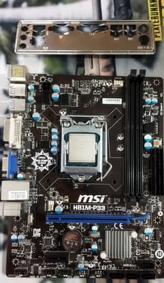 Core i7 4790 + msi h81