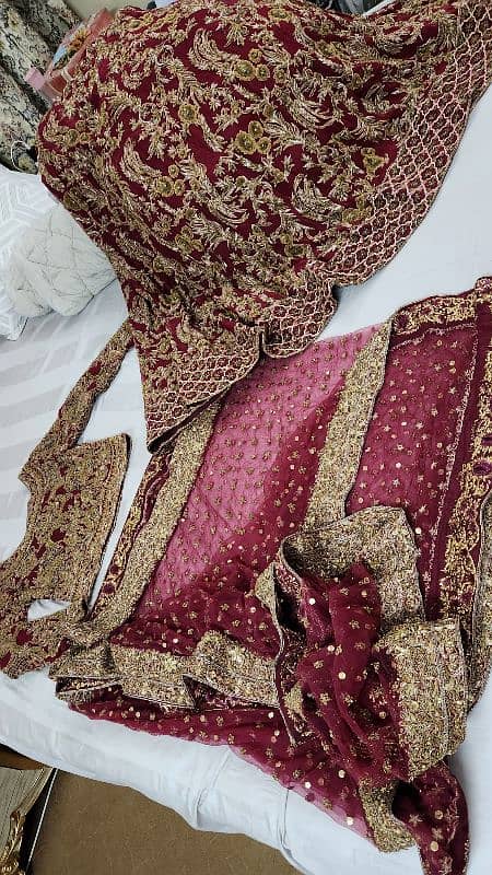 Bridal Lehenga | Barat Dress | Wedding Lehenga | Bridal Wear Dress,HSY 7