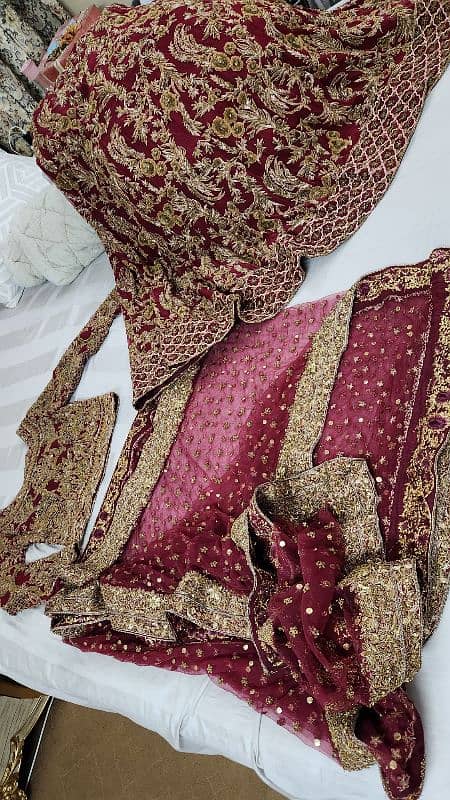 Bridal Lehenga | Barat Dress | Wedding Lehenga | Bridal Wear Dress,HSY 8