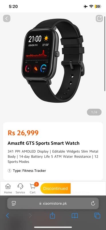 amazfit gts 0