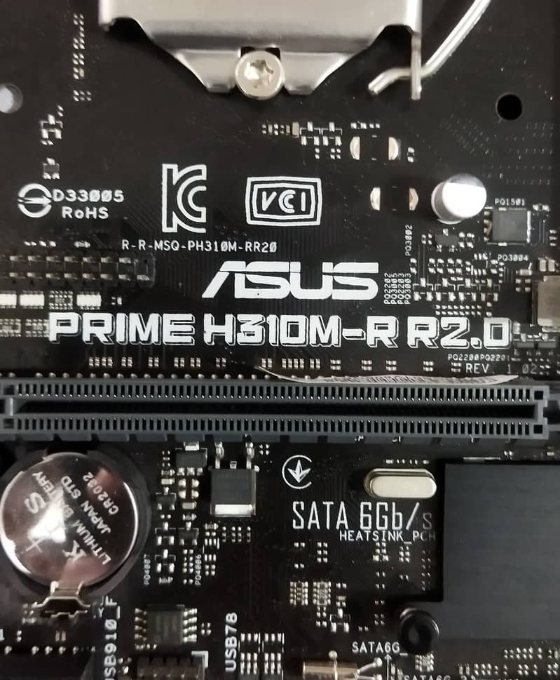 Core i3 8100+ asus prime h310 1