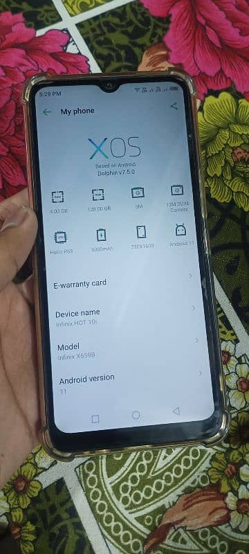 Infinix hot 10i 4/128 with box 0